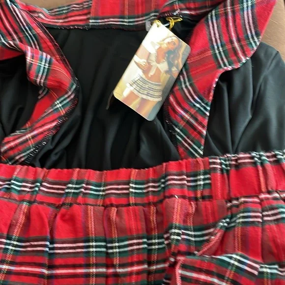 Sexy Plaid Mini  Skirt Set - Picture 13 of 15